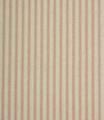JF Linen Ticking Fabric / Pink - Just Fabrics