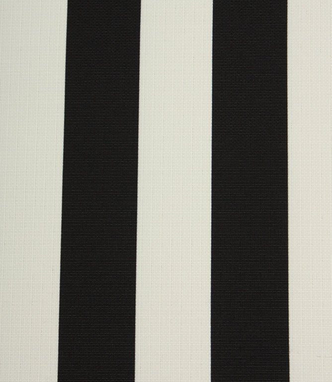 Monaco Stripe Outdoor Fabric / Noir - Just Fabrics