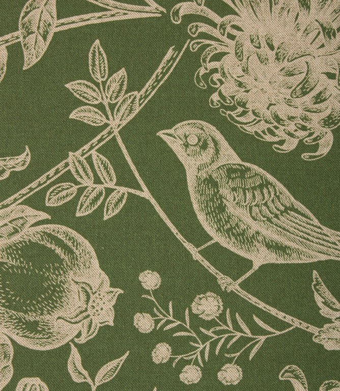 Olivia Fabric / Sap Green - Just Fabrics