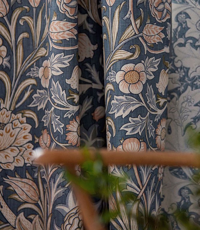 Trent Fabric / Woad Blue - Just Fabrics