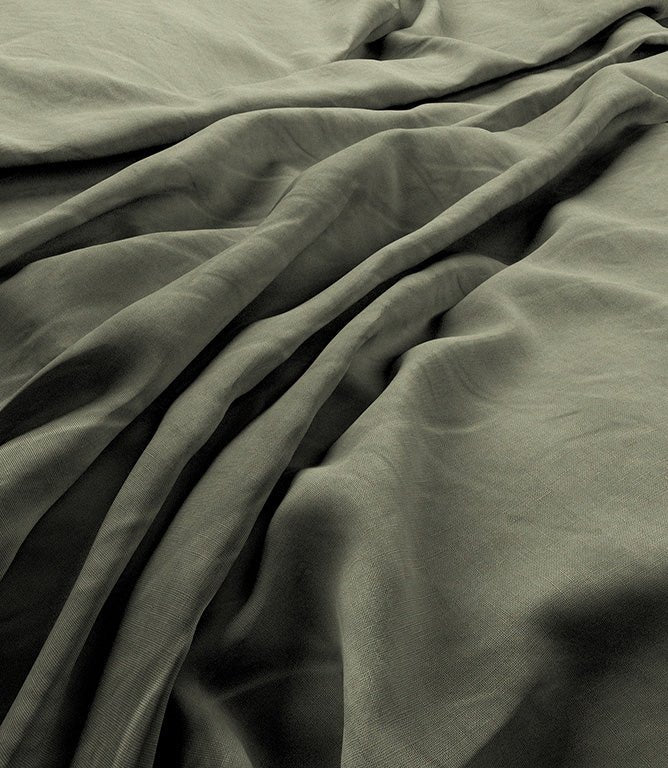 Laundered Linen Fabric / Rosemary - Just Fabrics