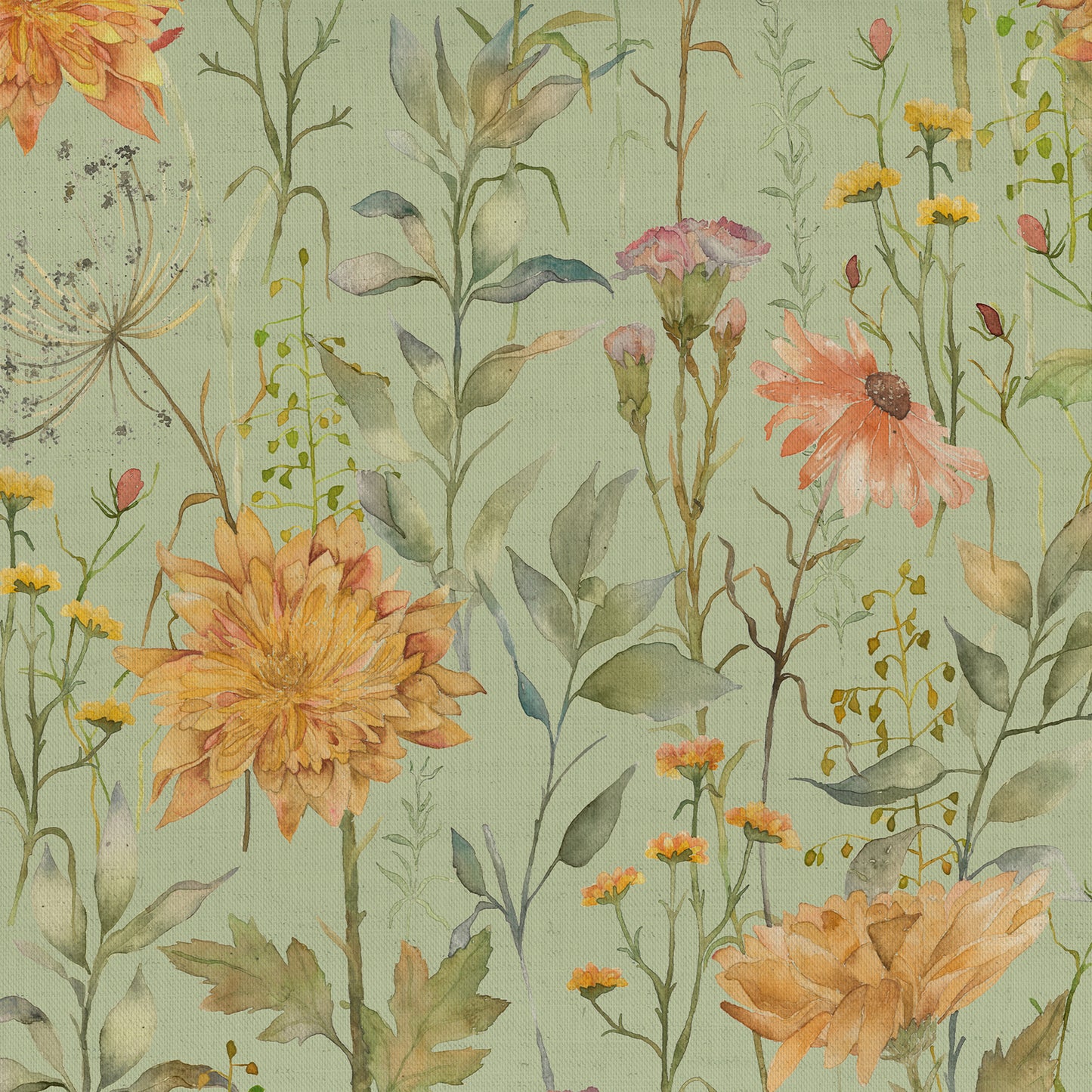 Delamere Fabric / Sage - Just Fabrics