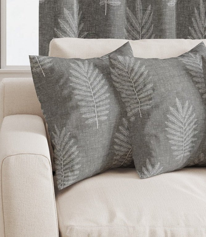 Fernleigh Fabric / Steel - Just Fabrics