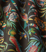 Hoopoe Fabric / Charcoal - Just Fabrics