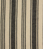 Aldsworth Stripe Fabric / Noir - Just Fabrics