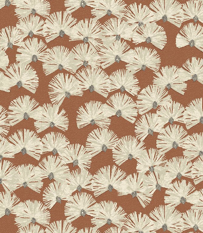 Nara FR Fabric / Burnt Sienna - Just Fabrics