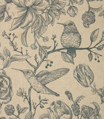 Wild Hummingbirds Fabric / Indigo - Just Fabrics