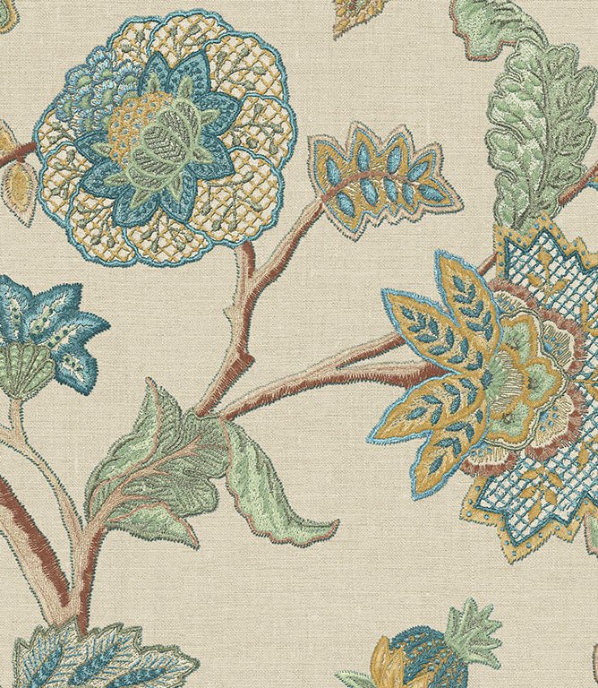 Amara FR Fabric / Malachite - Just Fabrics