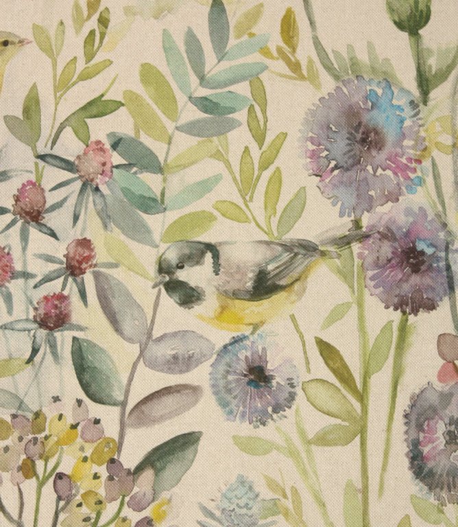 Morning Chorus Fabric / Linen - Just Fabrics