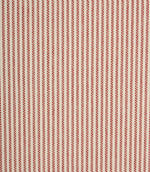 Highbury Stripe Fabric / Red - Just Fabrics
