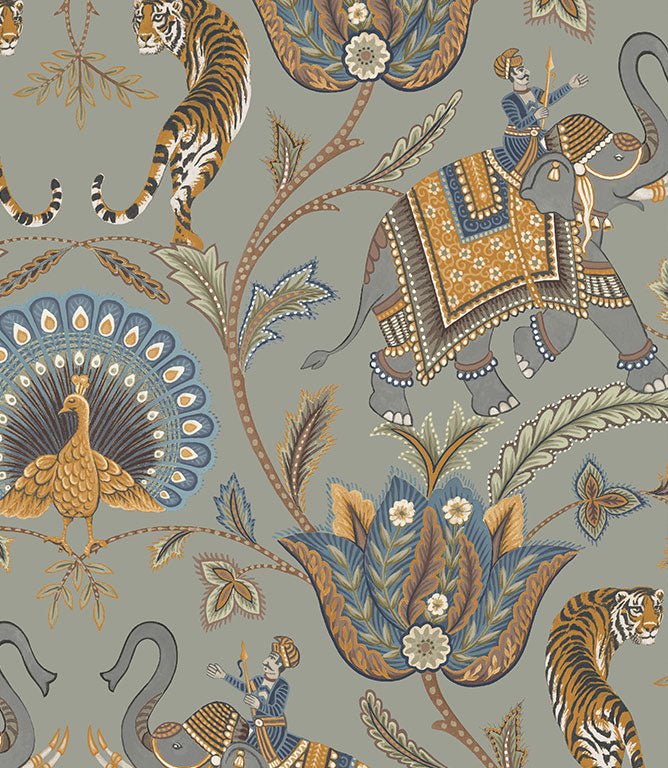 Elephas FR Fabric / Sage - Just Fabrics