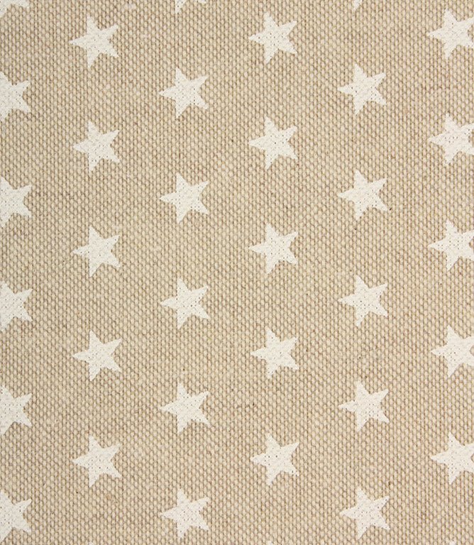 Stars Fabric / White - Just Fabrics