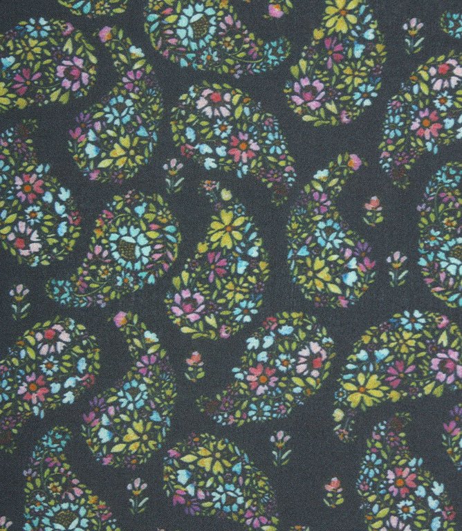 Rafiya Lomond Fabric / Summer / Navy - Just Fabrics