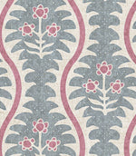 Elbury Vine Fabric / Berry - Just Fabrics
