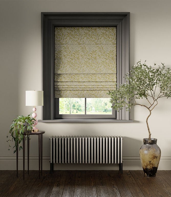 Willow Boughs Fabric Remnant / Linen - Just Fabrics