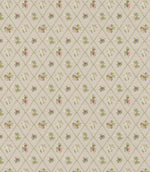 Fig Trellis Fabric / Taupe - Just Fabrics