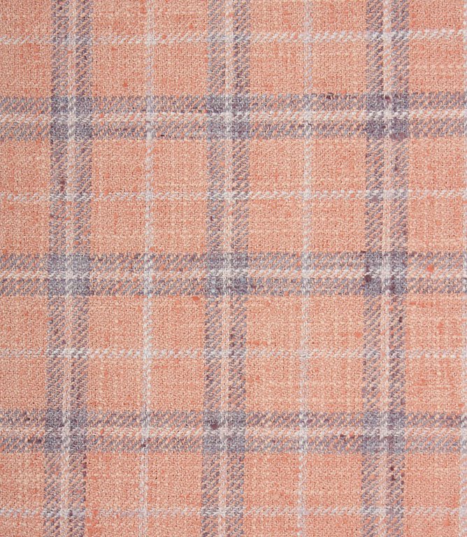 Painswick Check Fabric / Blush - Just Fabrics