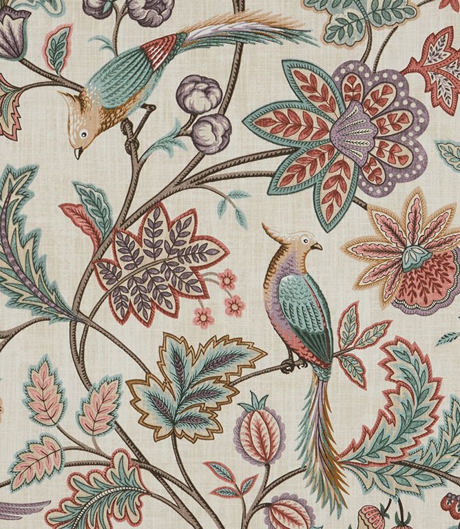 Chanterelle Fabric / Wineberry - Just Fabrics