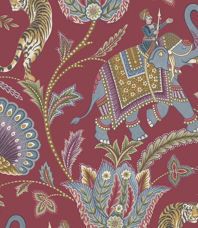 Elephas FR Fabric / Cerise - Just Fabrics