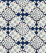 Bramble Croft Fabric / Indigo - Just Fabrics