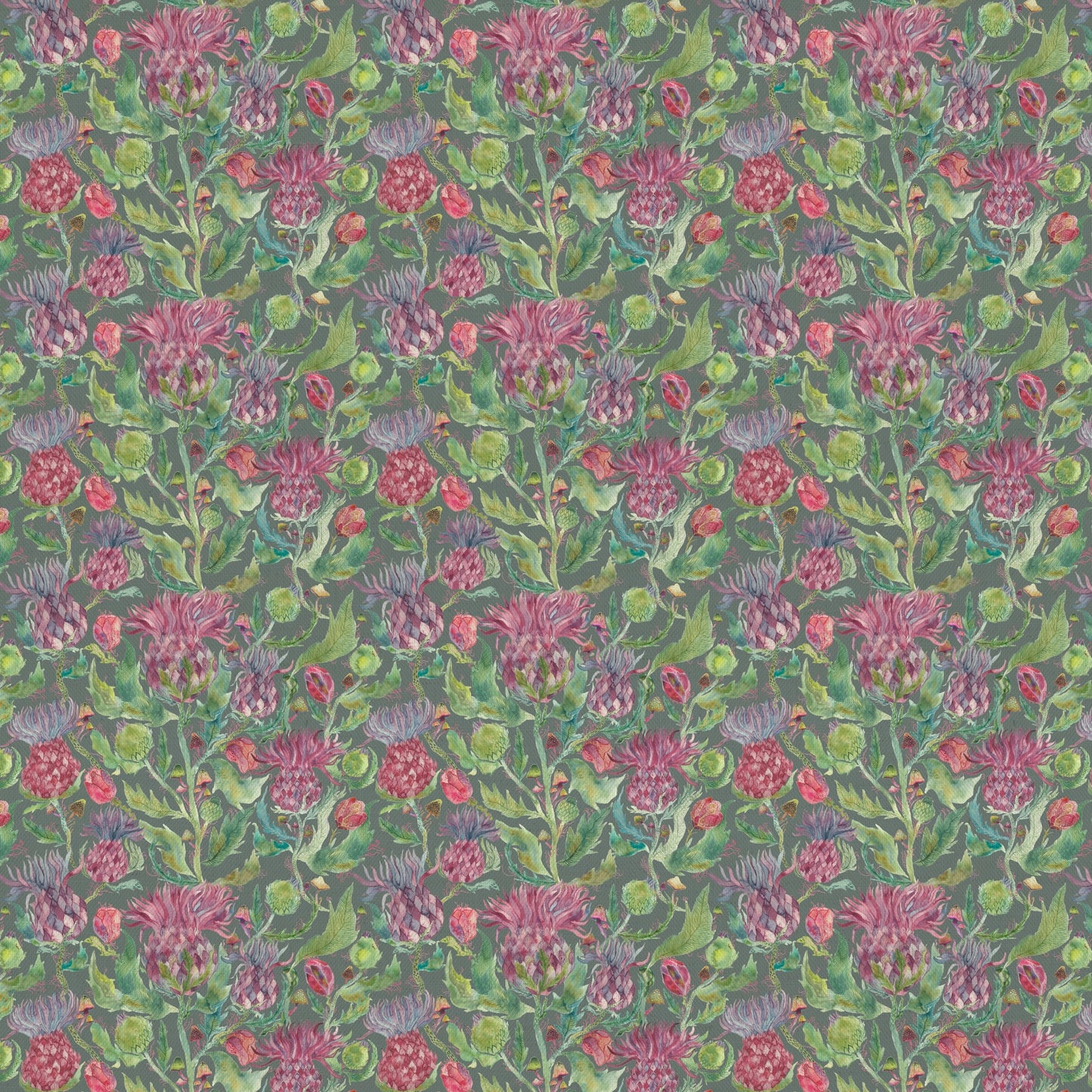 Fairytale Bristles Fabric / Forest - Just Fabrics