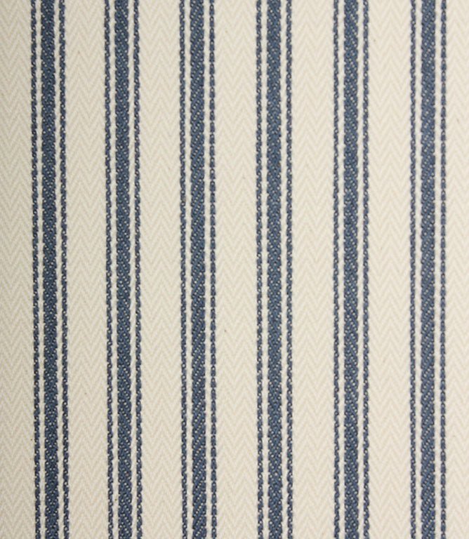 JF Ticking Fabric / Blue - Just Fabrics