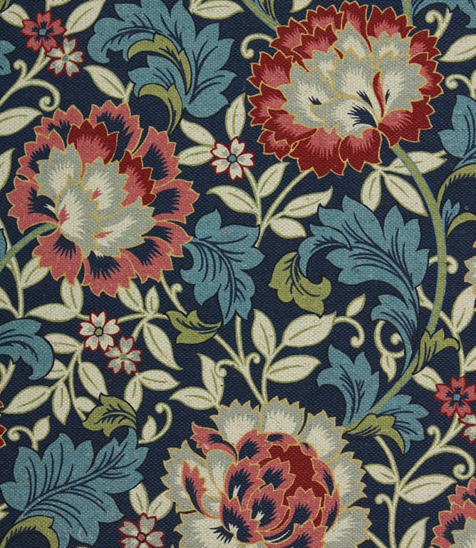 Dorothy Fabric / Thistle Blue - Just Fabrics