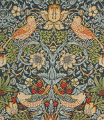 Strawberry Thief Tapestry Fabric / Navy - Just Fabrics