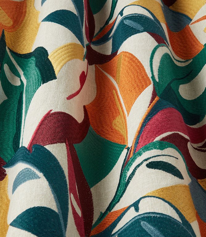 Artisan Leaf Fabric / Granita - Just Fabrics