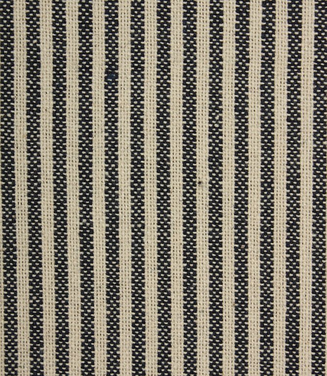 Aldsworth Ticking Fabric / Indigo - Just Fabrics