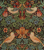 Strawberry Thief Tapestry Fabric / Black - Just Fabrics