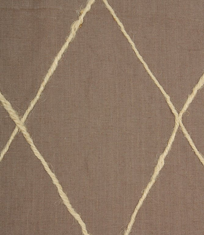 Wicker & Weave Fabric / Stone / Natural - Just Fabrics