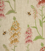 Foxglove Linen Fabric / Pink - Just Fabrics