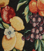 Citrina Tapestry Fabric / Black - Just Fabrics