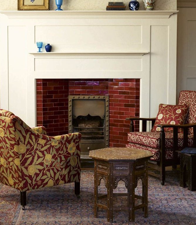 Willow Boughs Weave Fabric / Forest / Thyme - Just Fabrics