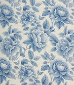 Chateau Rose Fabric / Blue - Just Fabrics