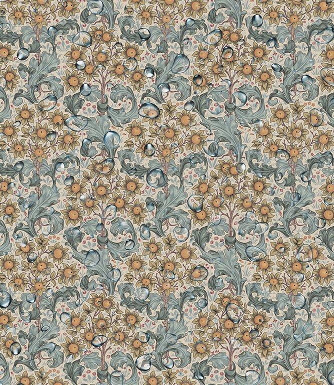 Orchid Oilcloth Fabric / Tourmaline - Just Fabrics