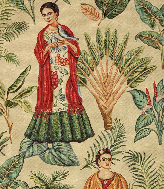 Frida Kahlo Tapestry Fabric / Multi - Just Fabrics