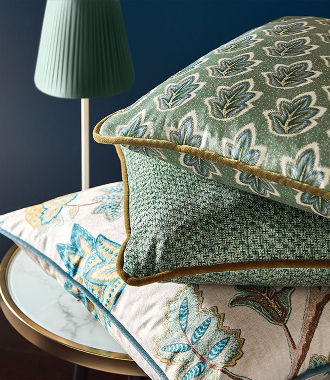 Navika FR Upholstery Fabric / Sage - Just Fabrics