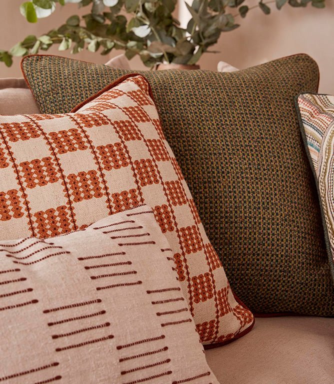 Flint Fabric / Auburn - Just Fabrics