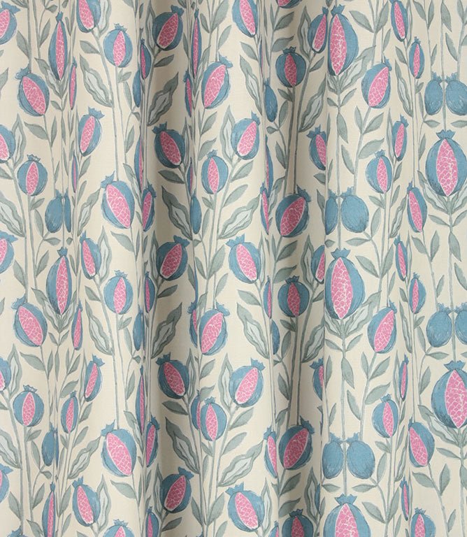Rithani Fabric / Bluebell Cream - Just Fabrics