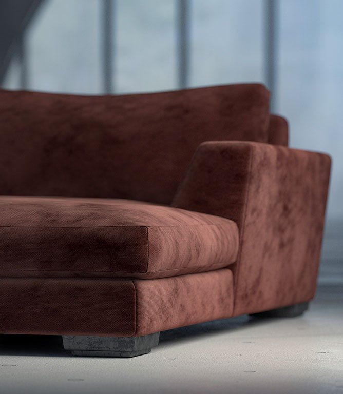 Chilham FR Fabric / Vermillion - Just Fabrics