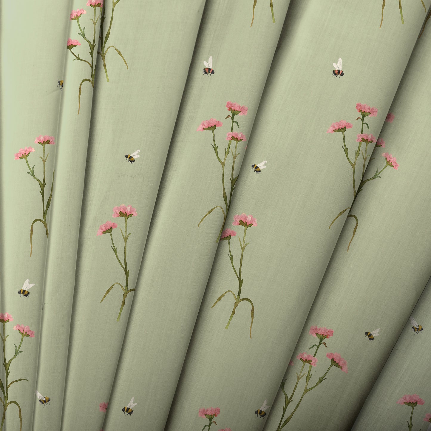 Allimore Fabric / Sage - Just Fabrics