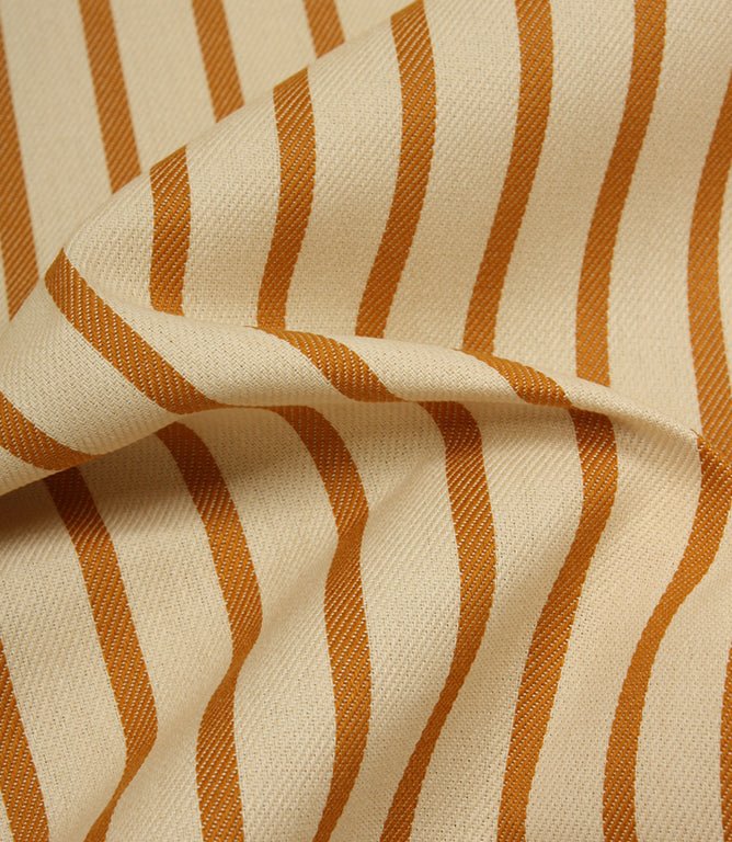 Riviera Stripe Outdoor Fabric / Ochre - Just Fabrics