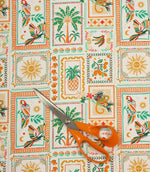 Zanara Fabric / Blanc - Just Fabrics