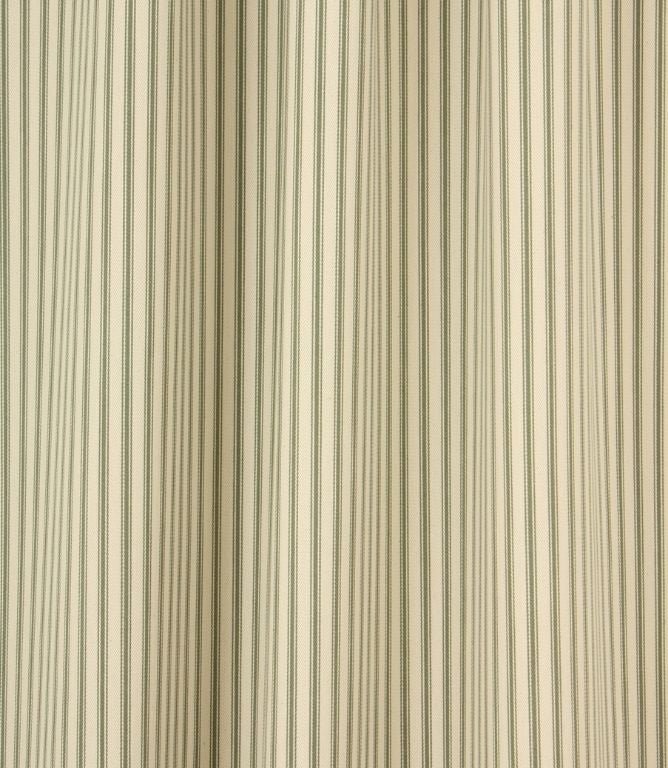 JF Ticking Fabric / Sap Green - Just Fabrics