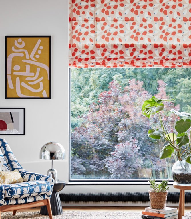 Rosehip Fabric / Milkshake / Poppy - Just Fabrics