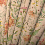 Delamere Fabric / Apricot - Just Fabrics