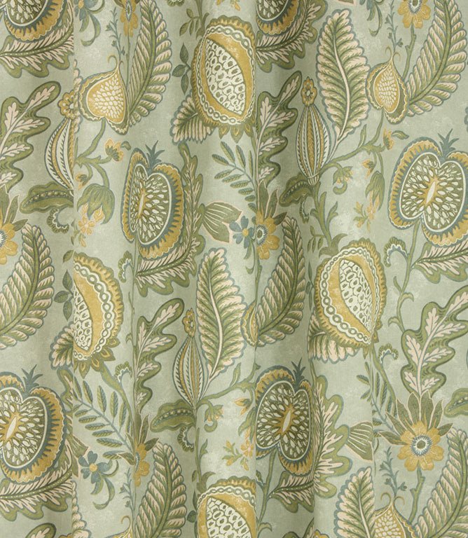 Winter Fruits Fabric / Sage - Just Fabrics
