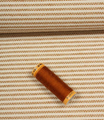 Highbury Stripe Fabric / Ochre - Just Fabrics